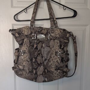 Michael Kors Snake Print Tote Bag